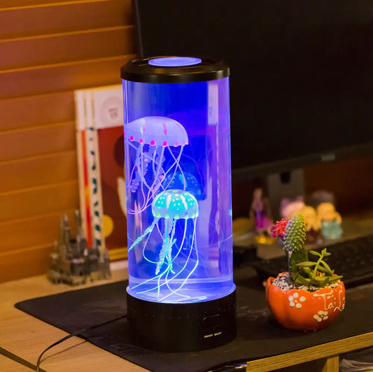Glow Jelly - LED Moving Jelly Fish Lamp